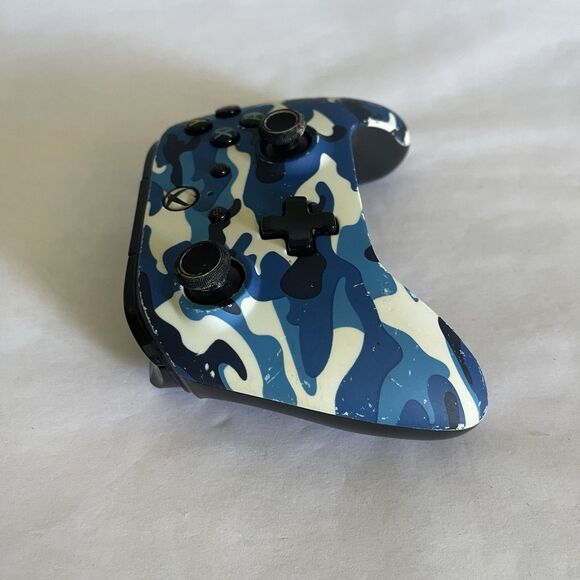 Microsoft Xbox One Power A Wired Controller Night Cloud Camouflage No Cord - Picture 3 of 9
